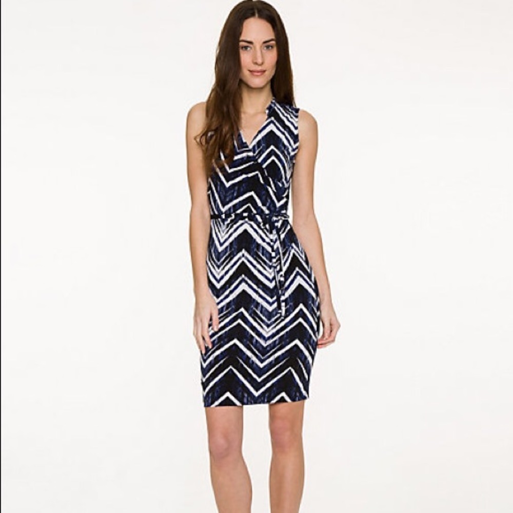 faux wrap dress
